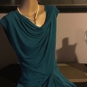 MICHAEL KORS STRETCHY AQUA DRESS